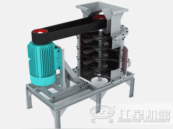 立軸石料復(fù)合破碎機(jī)工作原理 立軸石料復(fù)合破碎機(jī)工作原理