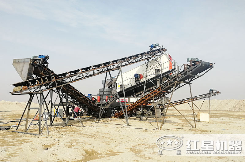 鋼筋混凝土破碎用什么機器？建筑垃圾移動破碎站剛剛好